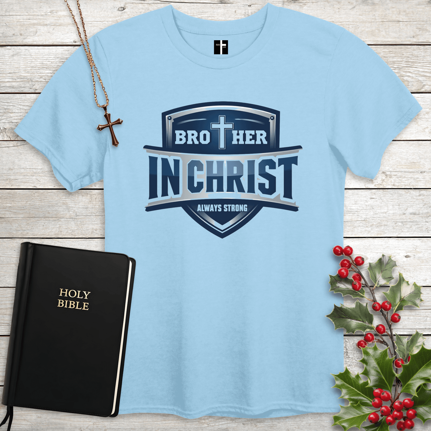 T-Shirt Light Blue / S Brother in Christ Unisex Christian T-Shirt