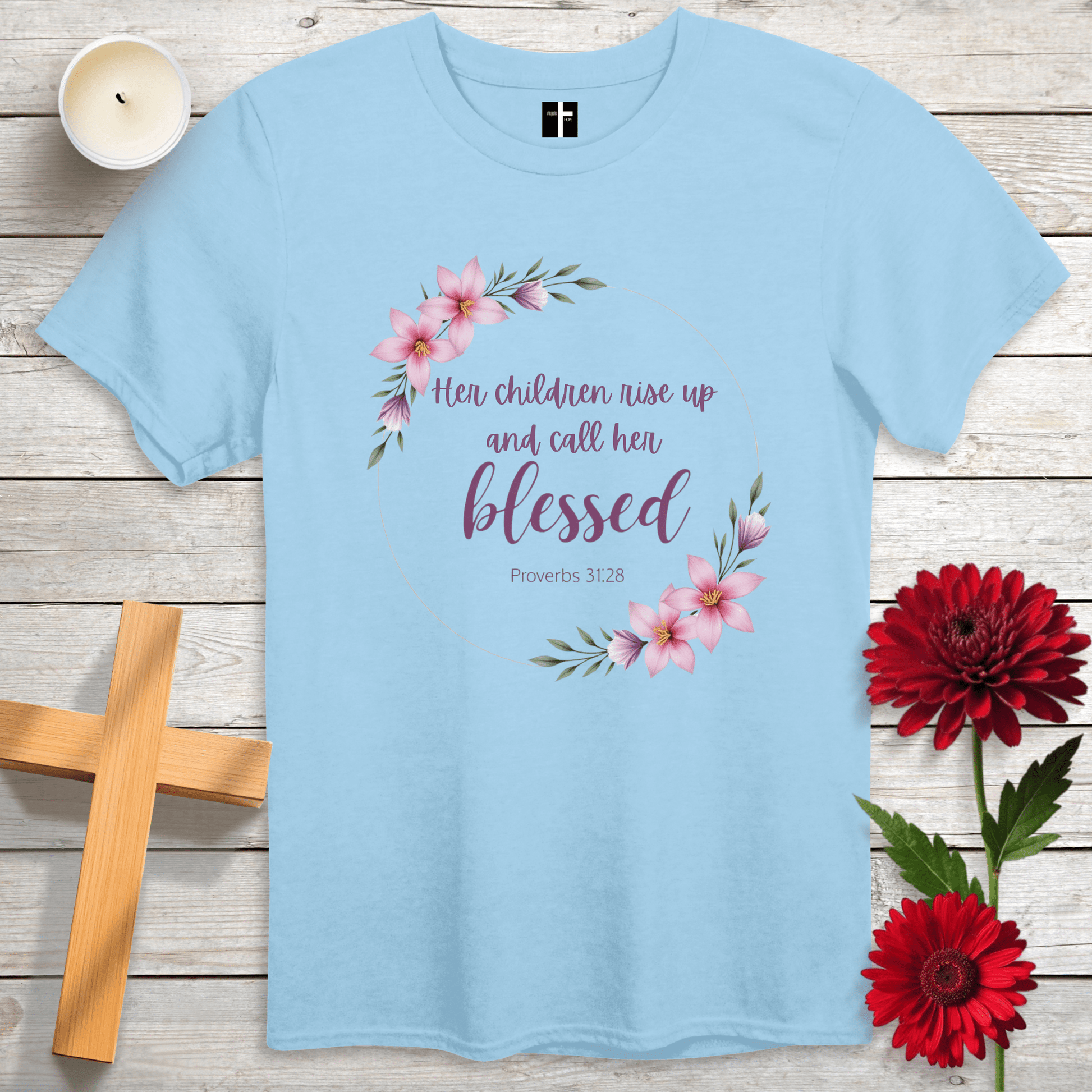 T-Shirt Light Blue / S Her Children Unisex Christian T-Shirt