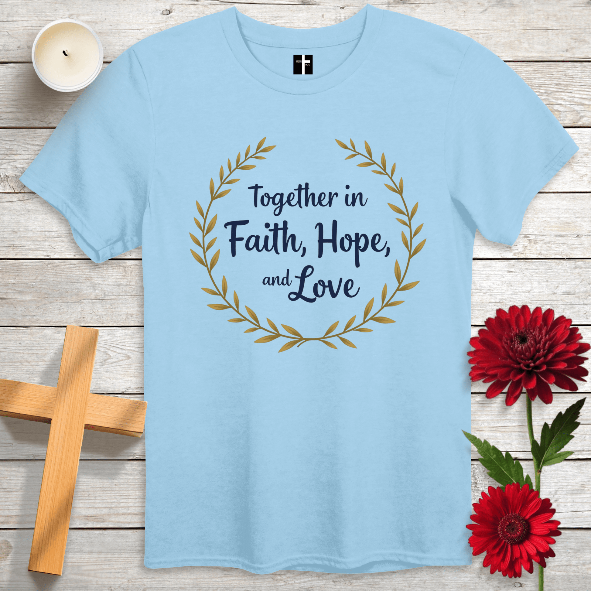 T-Shirt Light Blue / S Together Unisex Christian T-Shirt