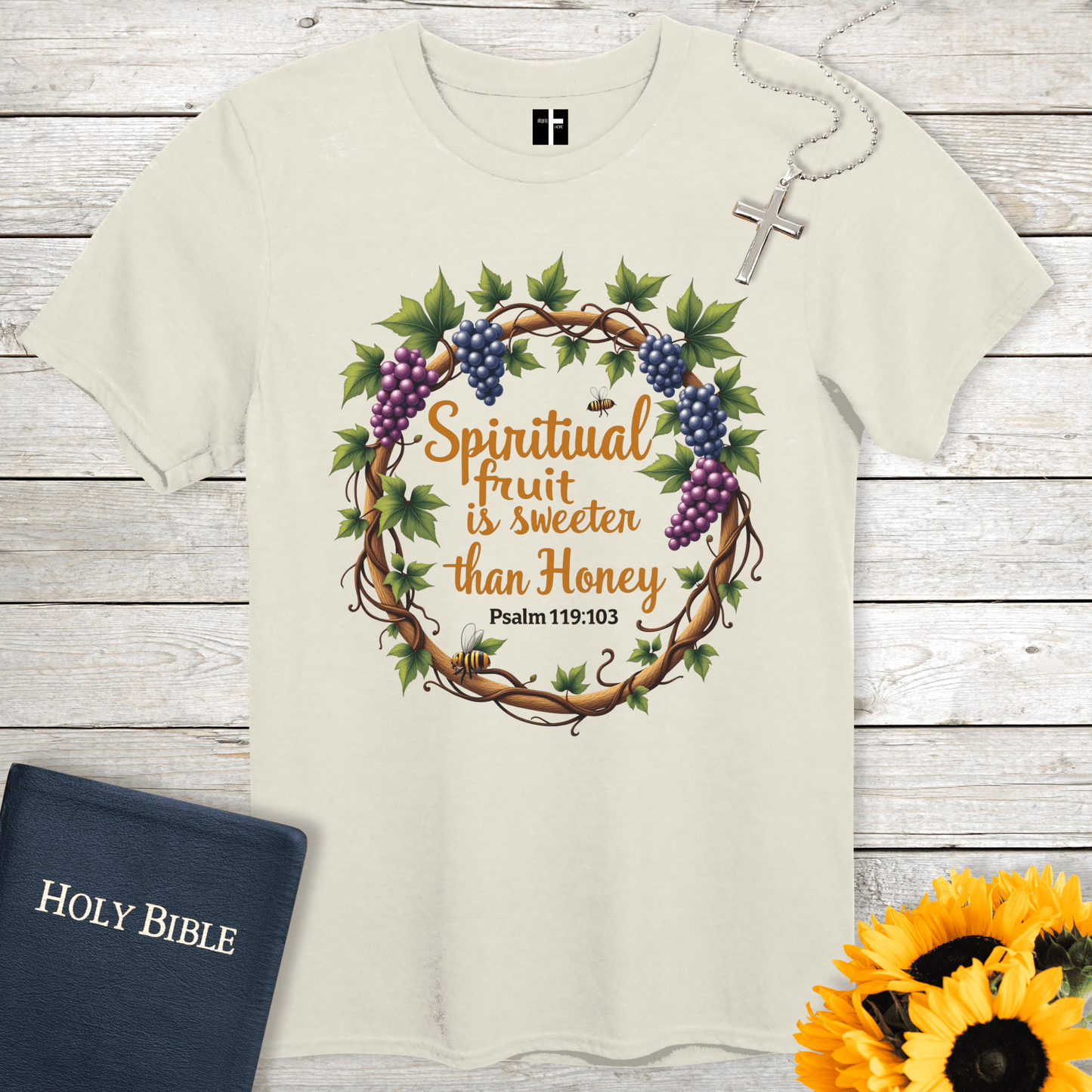 T-Shirt Natural / S Sweeter Than Honey Unisex Christian T-Shirt