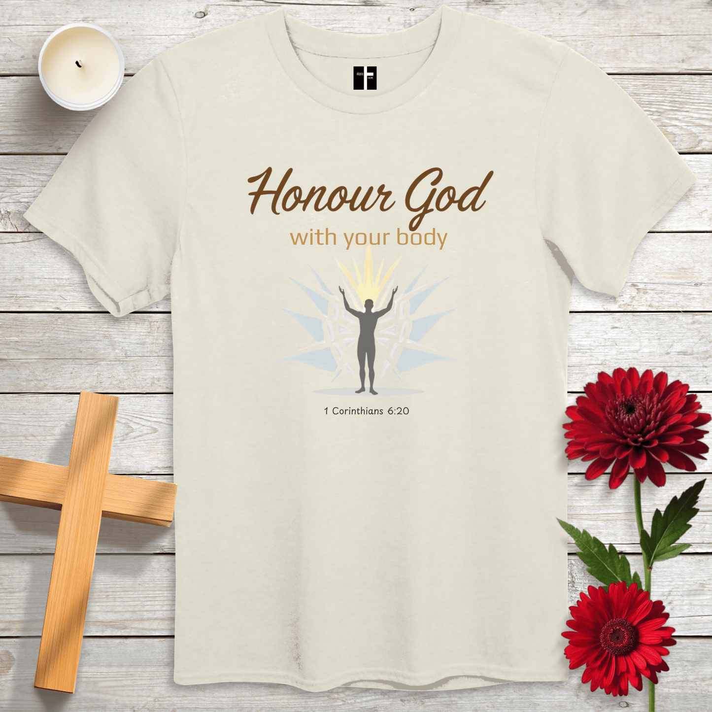 T-Shirt Natural / S Your Body Unisex Christian T-Shirt