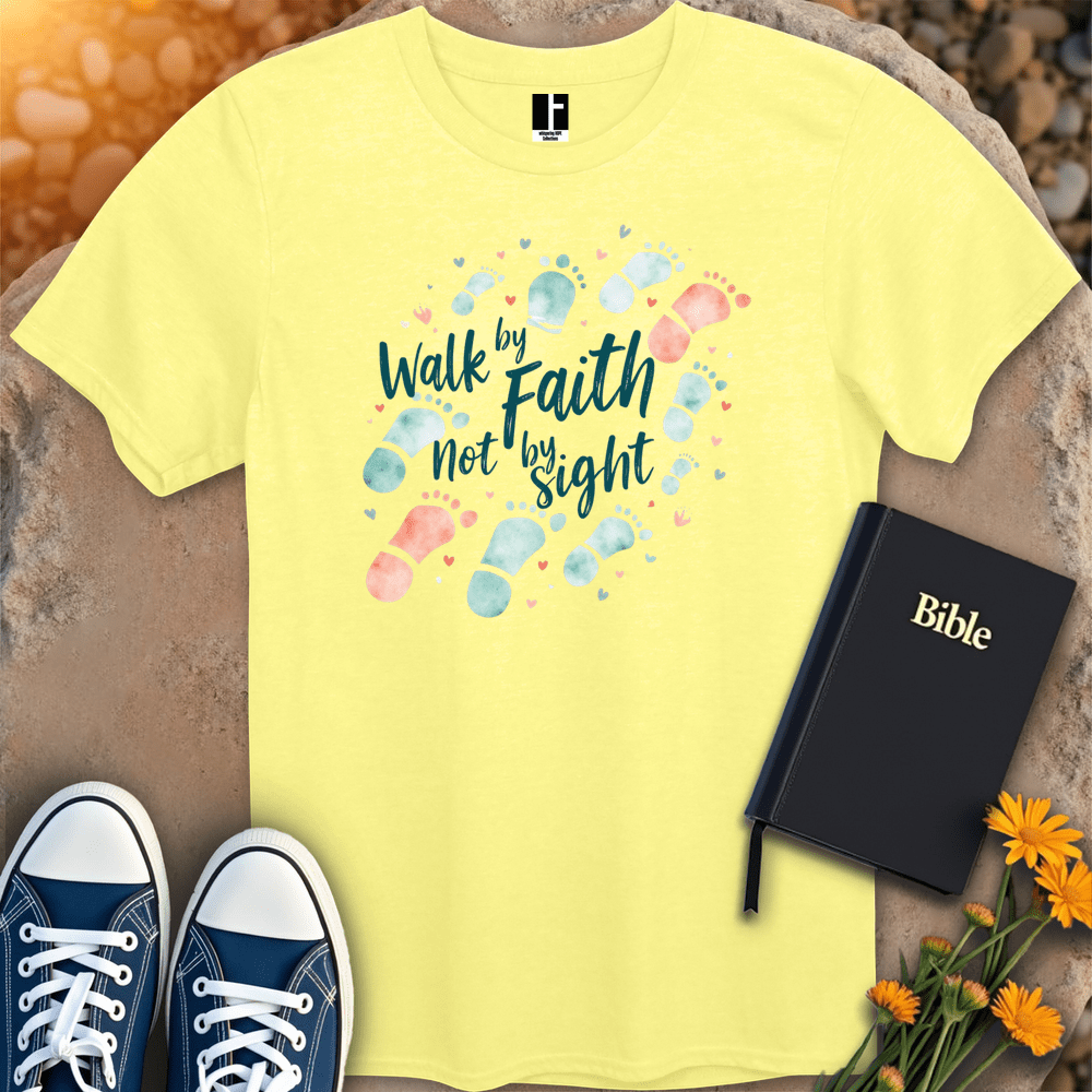 T-Shirt S / Cornsilk WalkByFaith T-Shirt