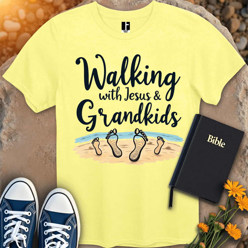 T-Shirt S / Cornsilk WalkWithJesus T-Shirt