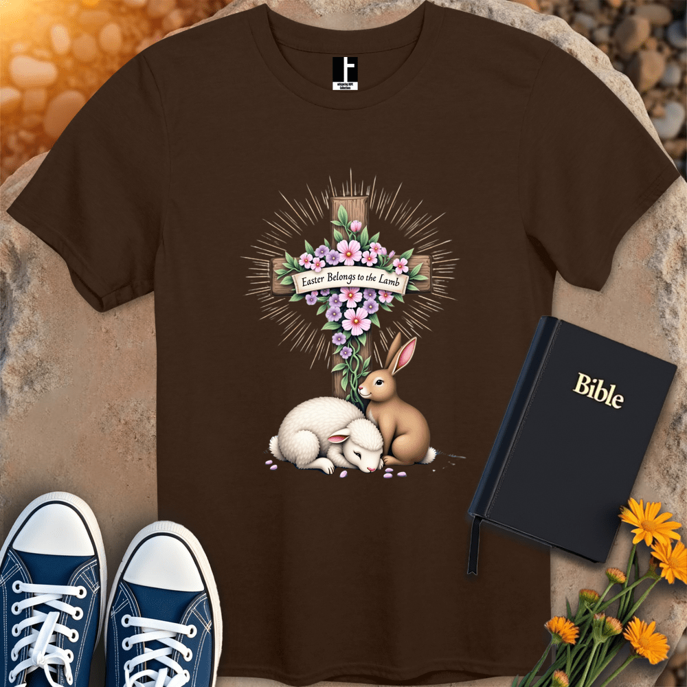 T-Shirt S / Dark Chocolate EasterBelongsTotheLamb T-Shirt