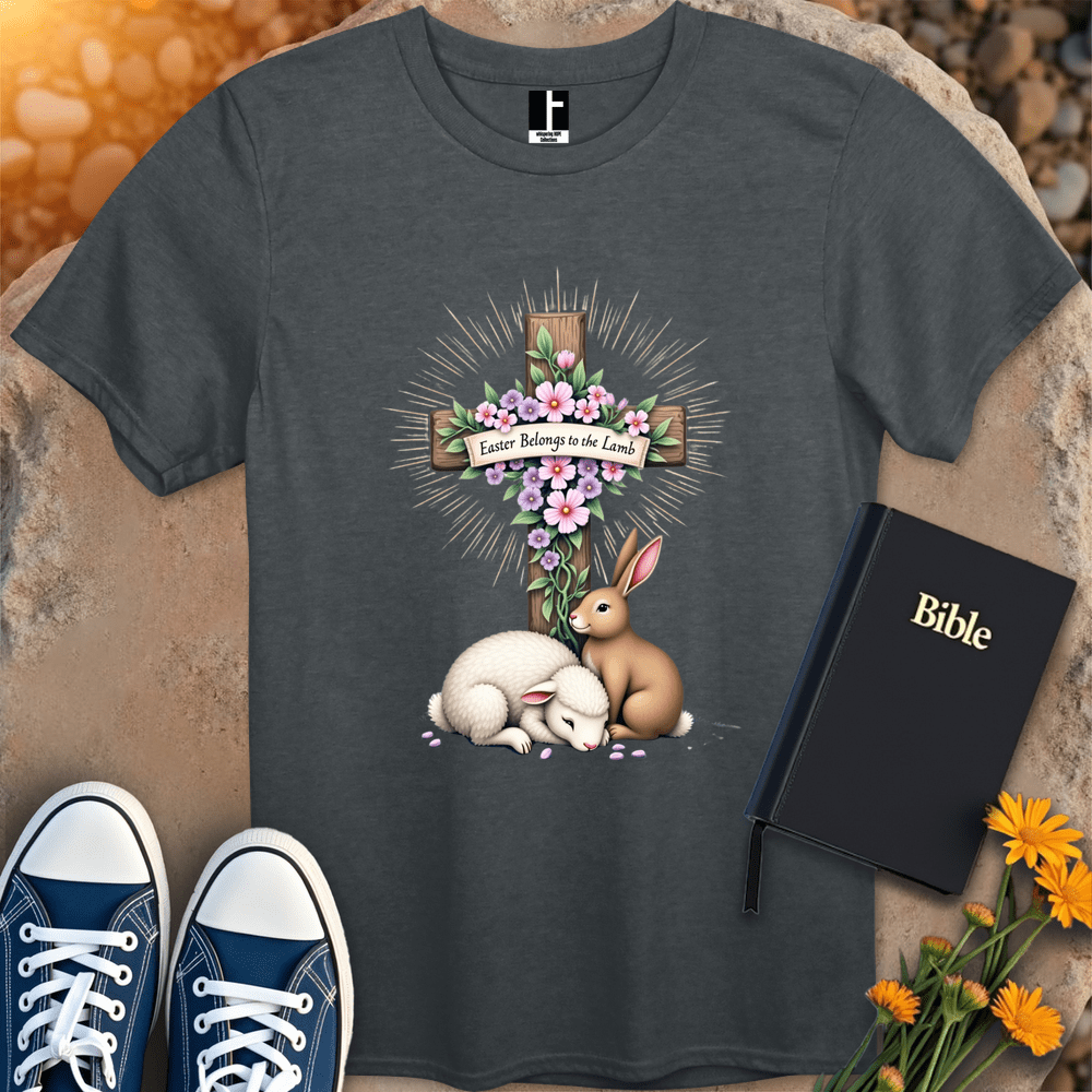 T-Shirt S / Dark Heather EasterBelongsTotheLamb T-Shirt