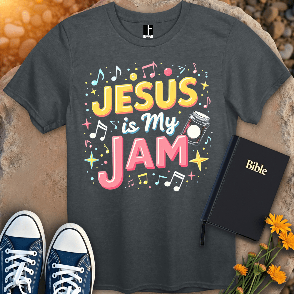 T-Shirt S / Dark Heather JesusMyJam T-Shirt