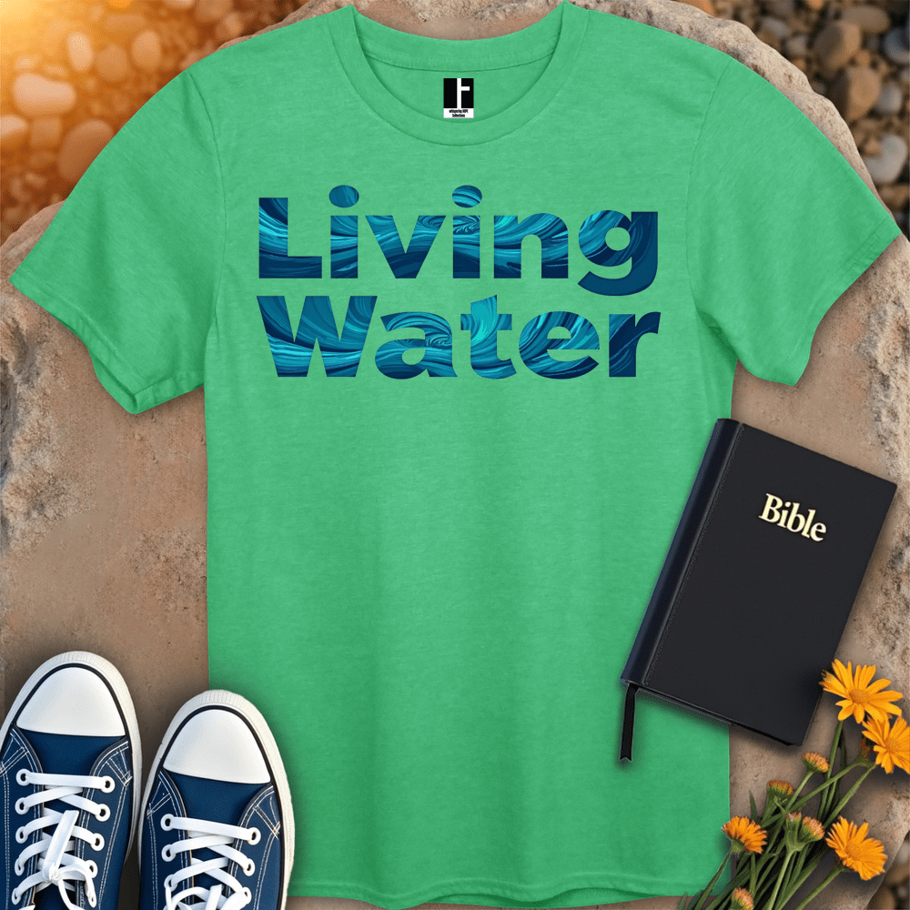 T-Shirt S / Heather Irish Green LivingWater T-Shirt