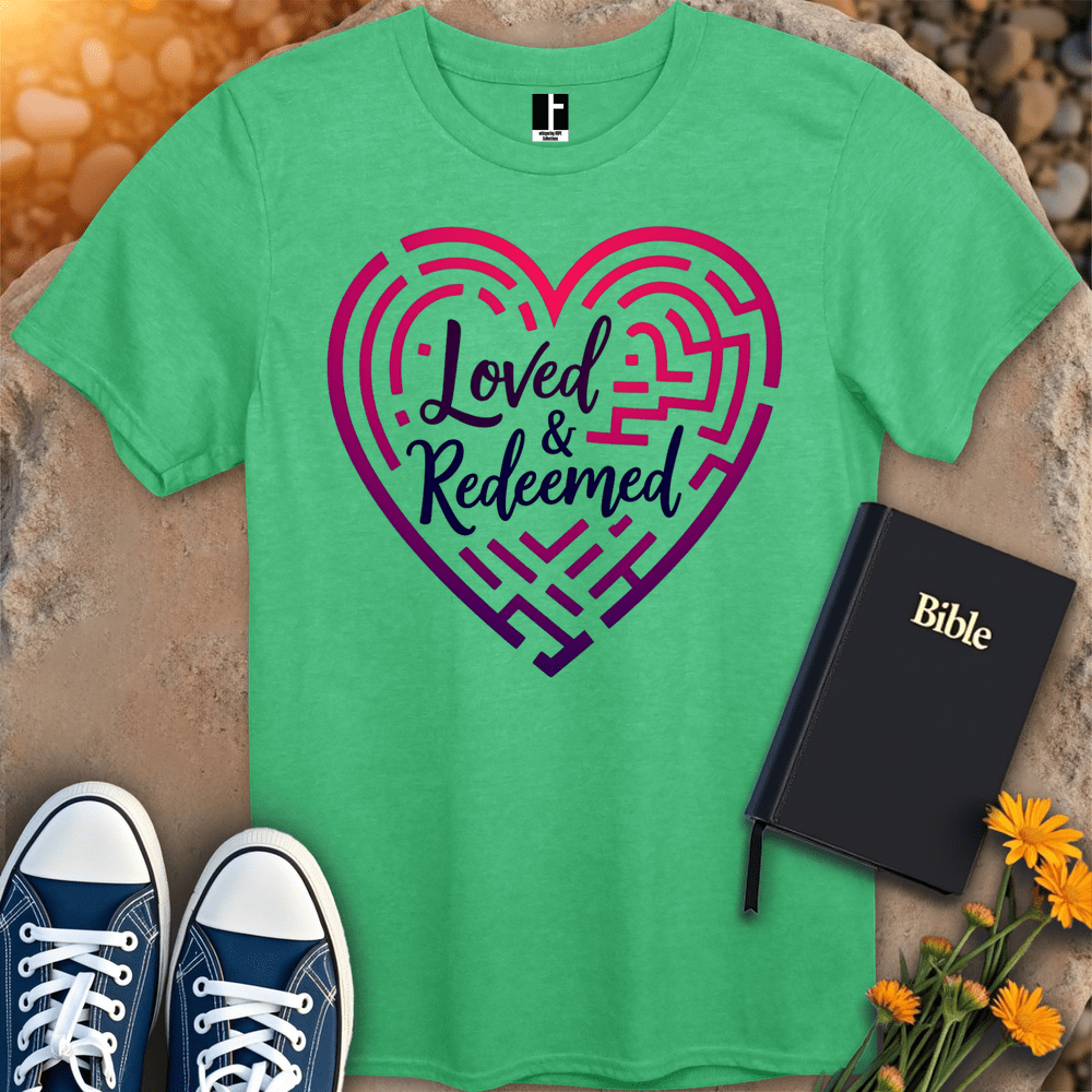 T-Shirt S / Heather Irish Green LovedRedeemed T-Shirt