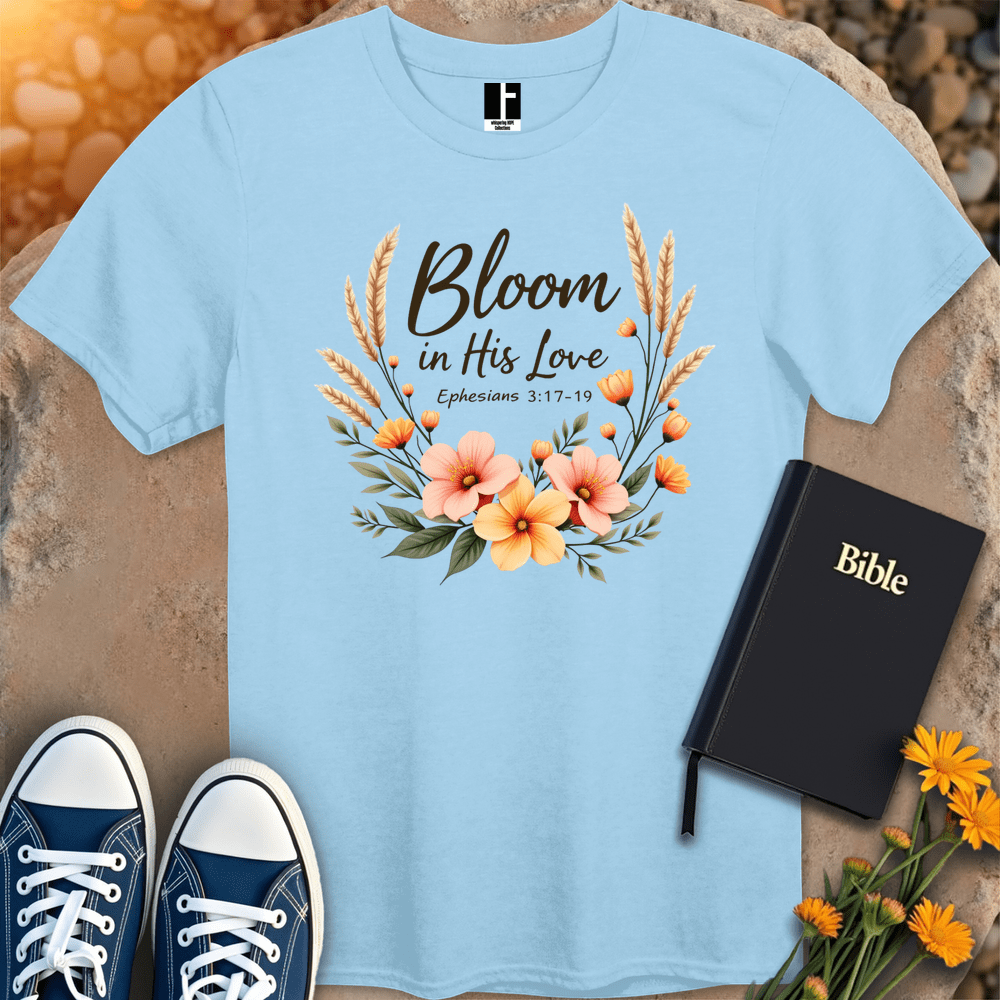 T-Shirt S / Light Blue BloomInLove T-Shirt