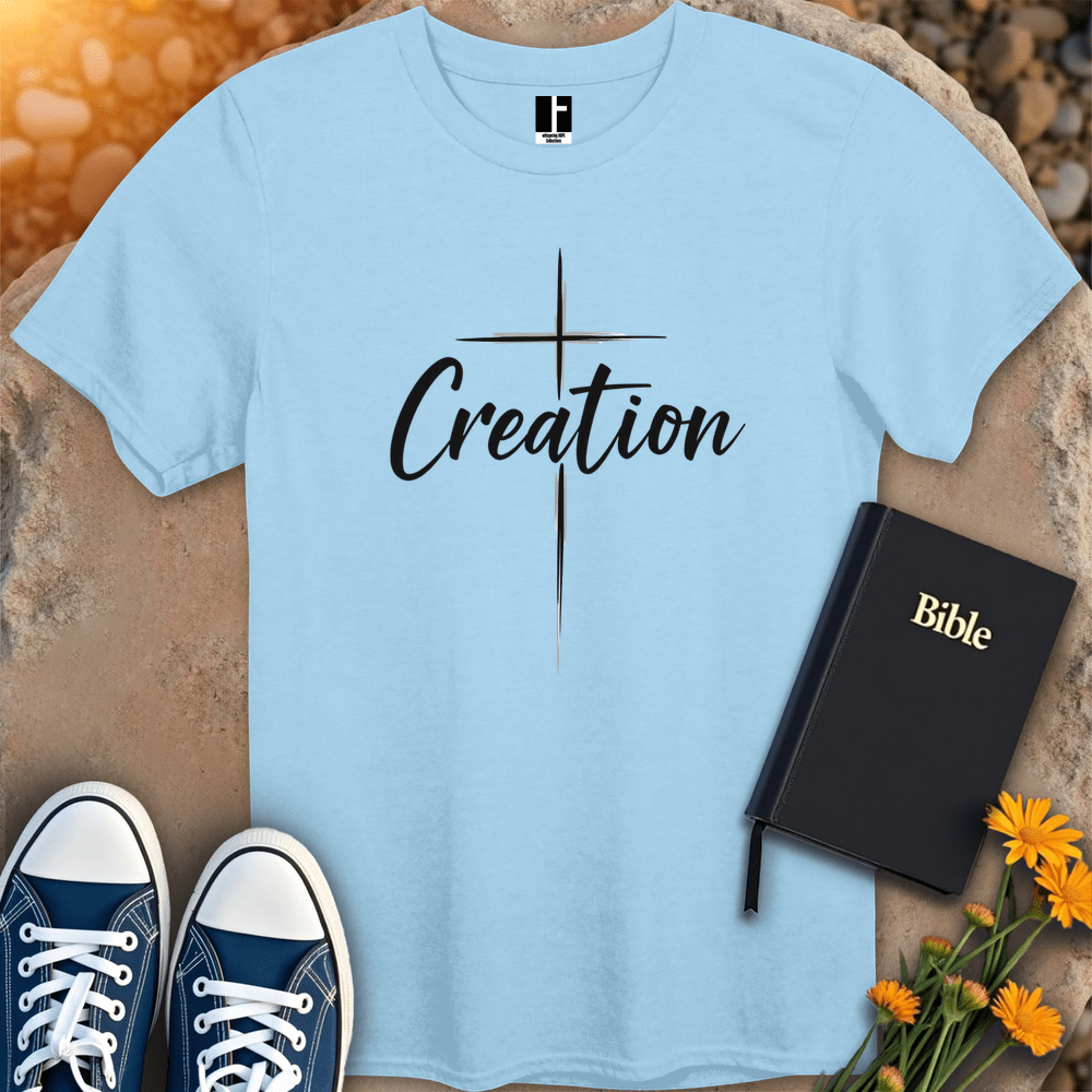 T-Shirt S / Light Blue CreationCross T-Shirt