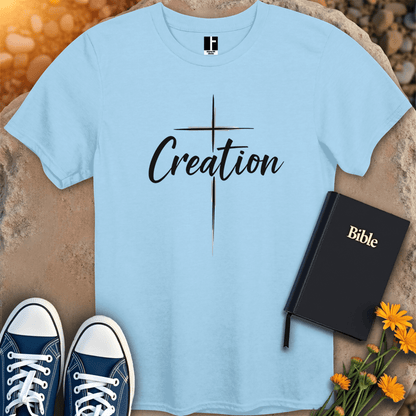 T-Shirt S / Light Blue CreationCross T-Shirt