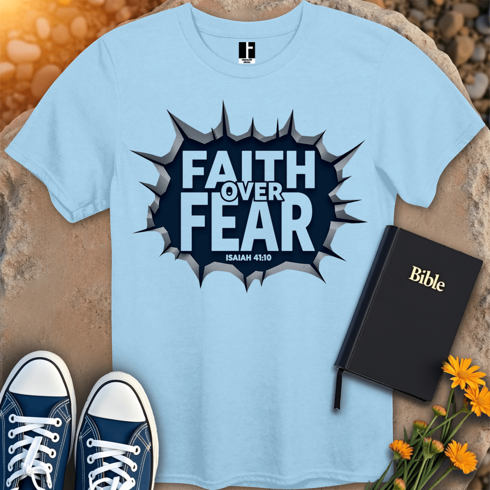 T-Shirt S / Light Blue FaithOverFear T-Shirt