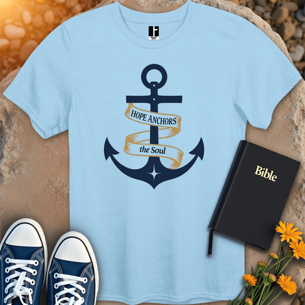 T-Shirt S / Light Blue HopeAnchorsTheSoul T-Shirt
