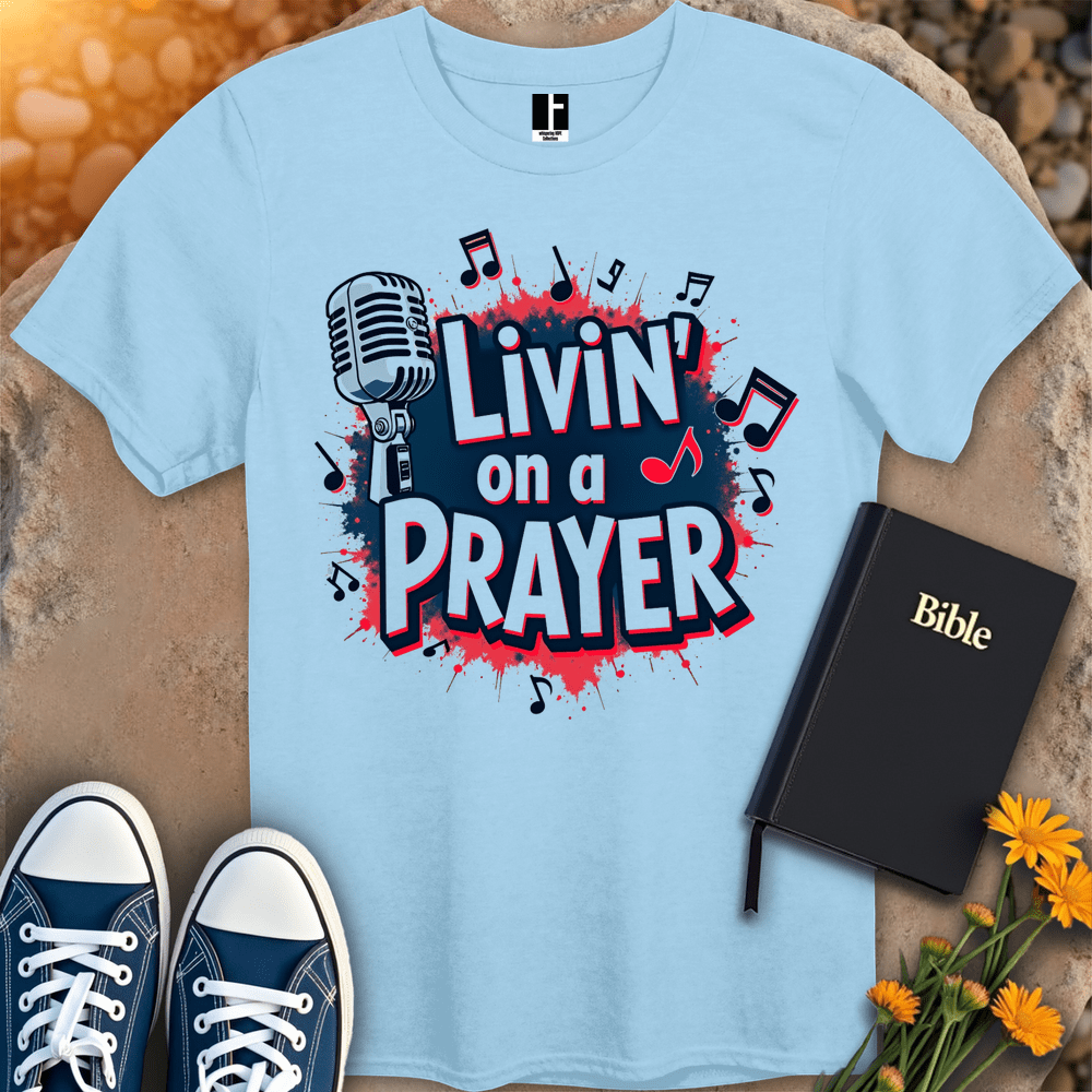 T-Shirt S / Light Blue LivinOnPrayer T-Shirt