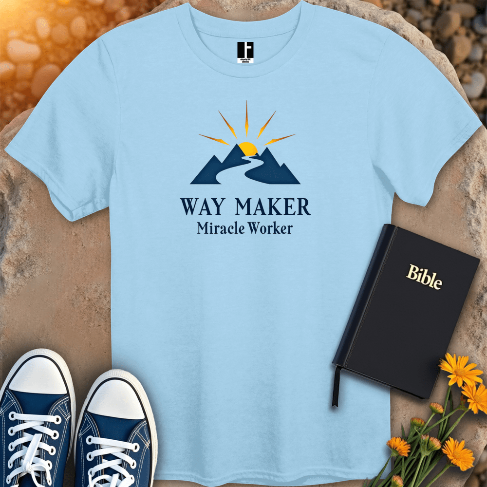 T-Shirt S / Light Blue PathToMiracles T-Shirt