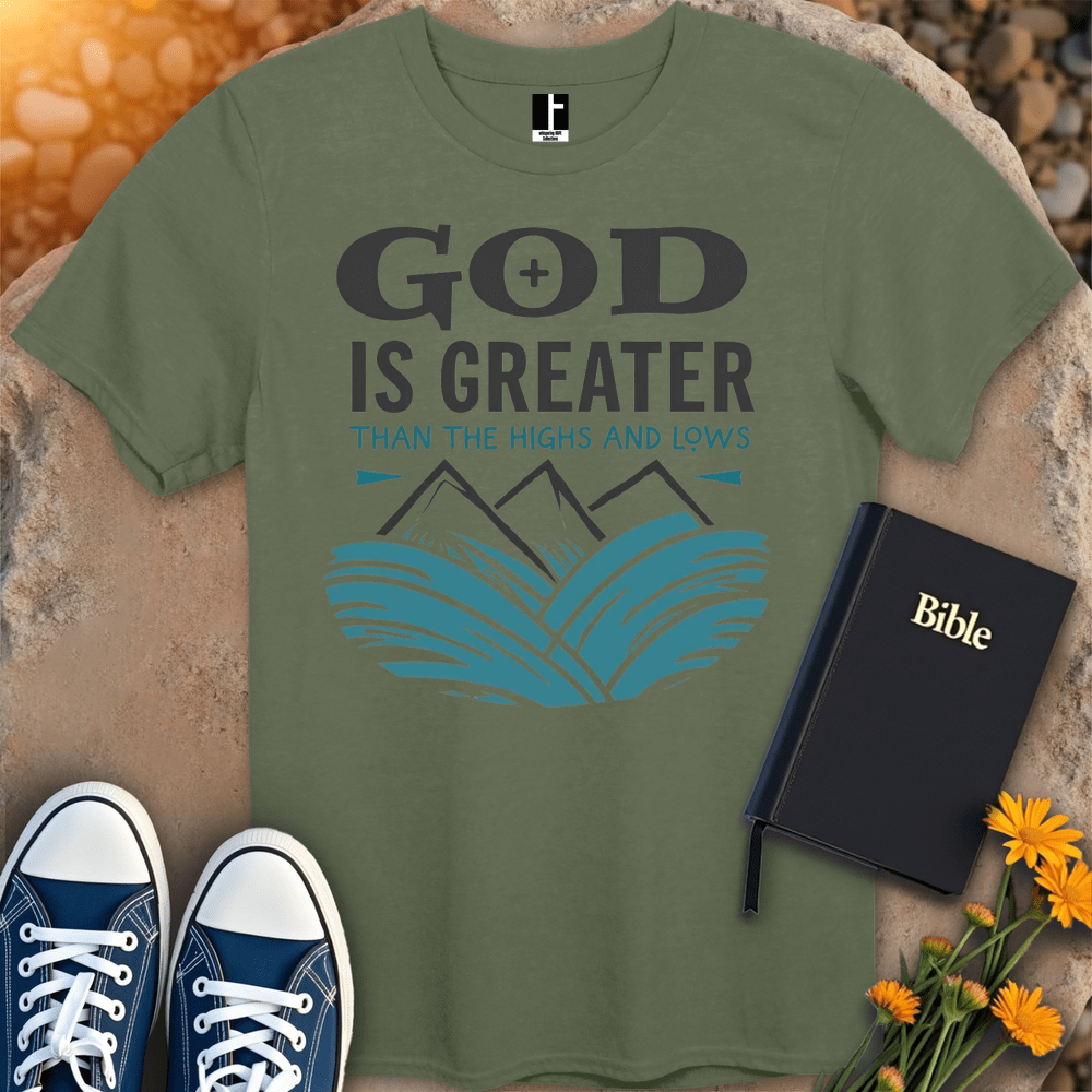 T-Shirt S / Military Green GodIsGreater T-Shirt