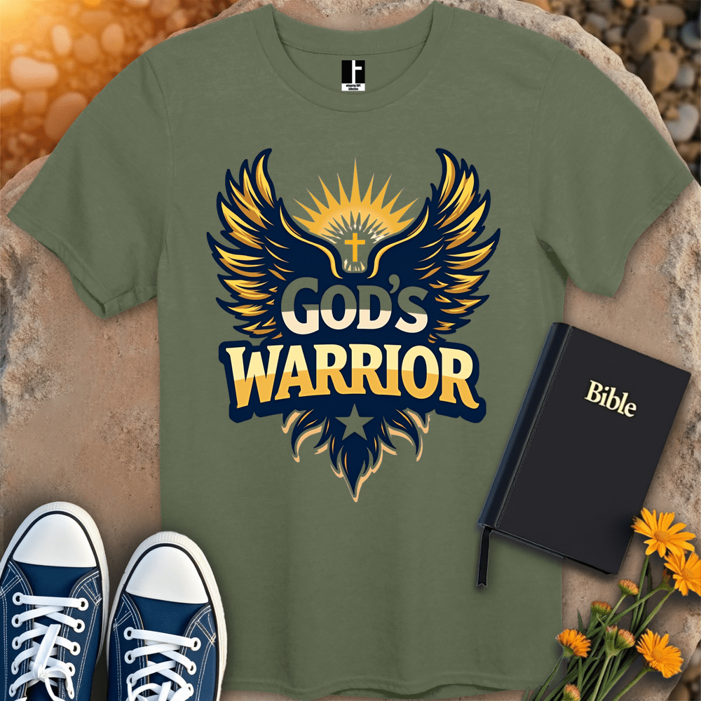 T-Shirt S / Military Green GodsWarrior T-Shirt