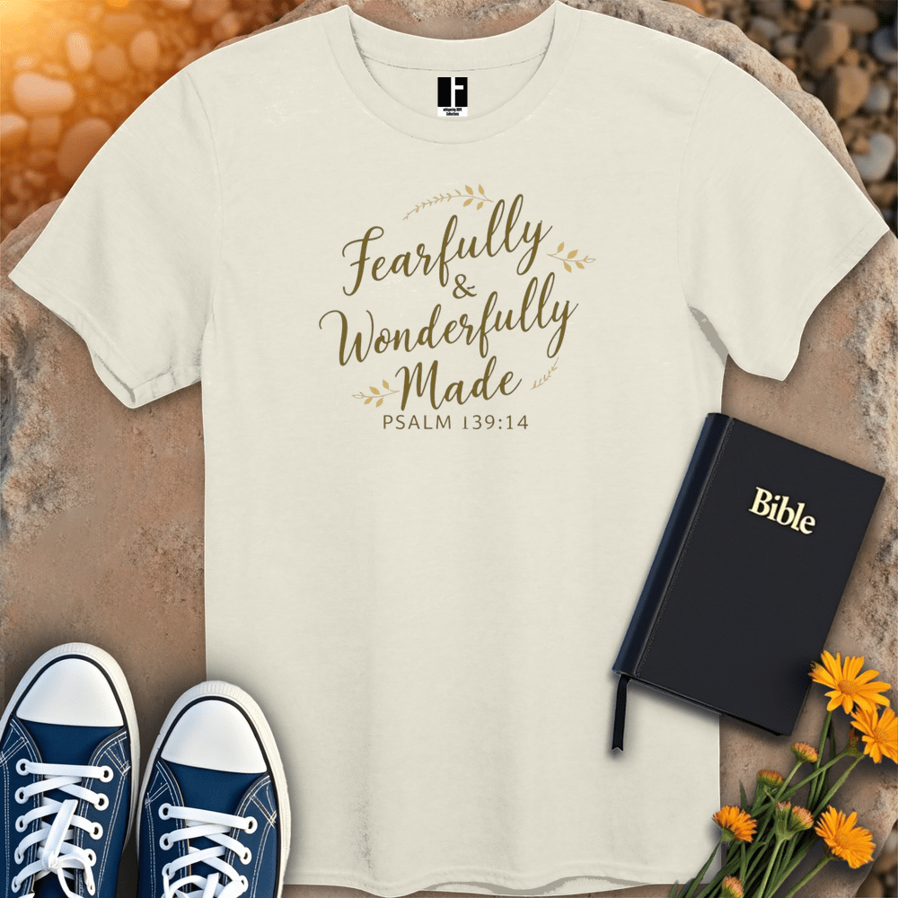 T-Shirt S / Natural Fearfully & Wonderfully Made T-Shirt