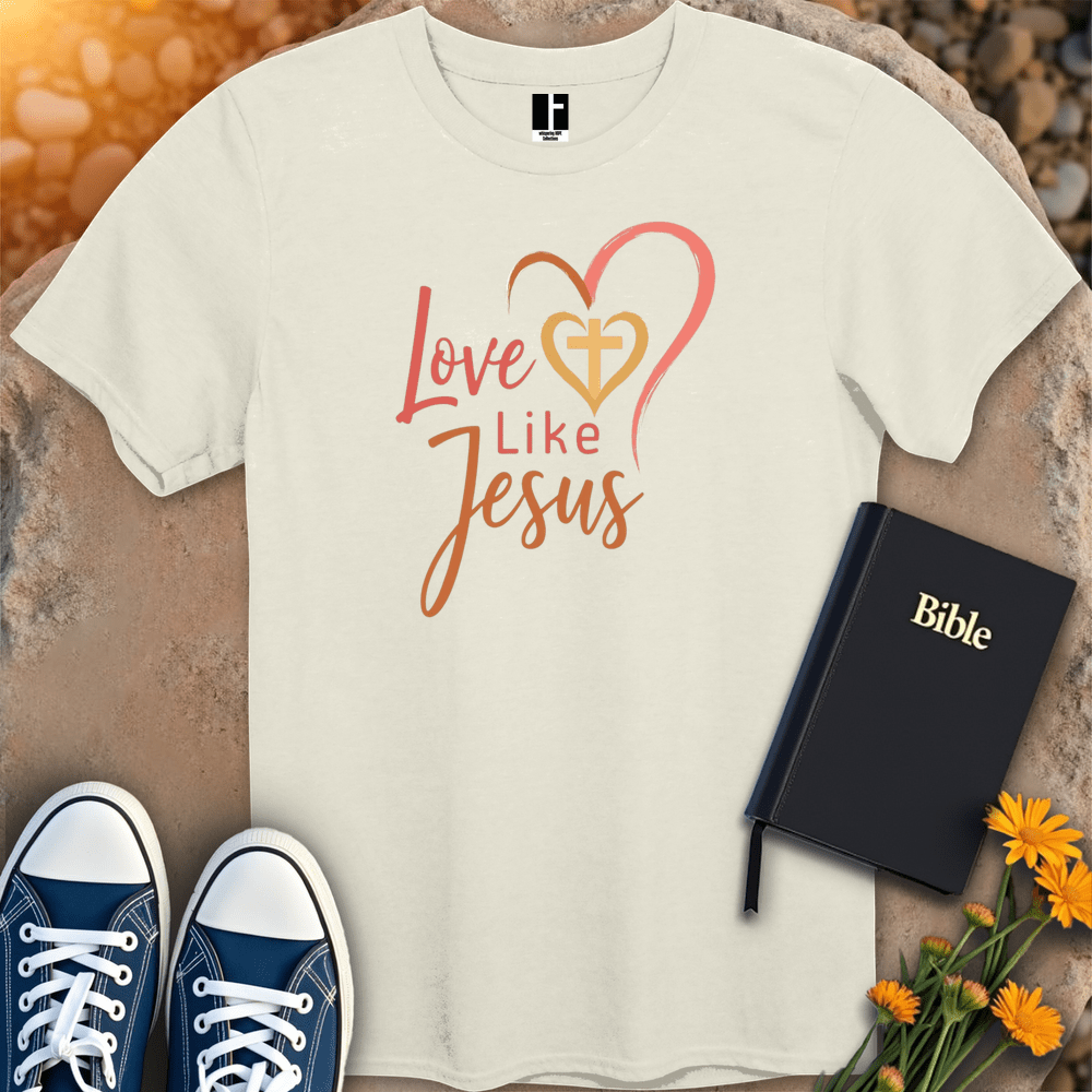 T-Shirt S / Natural LoveLikeJesus T-Shirt