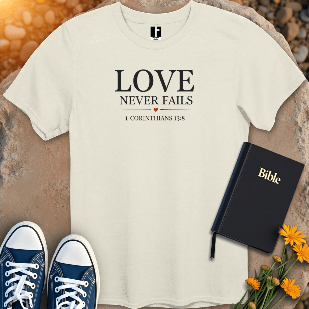 T-Shirt S / Natural NeverFails T-Shirt
