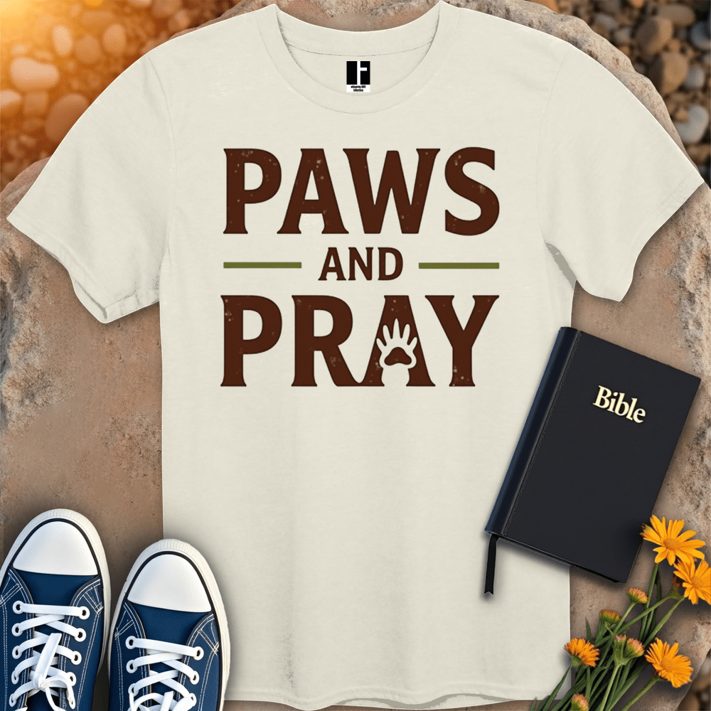T-Shirt S / Natural PawPrintFaith T-Shirt