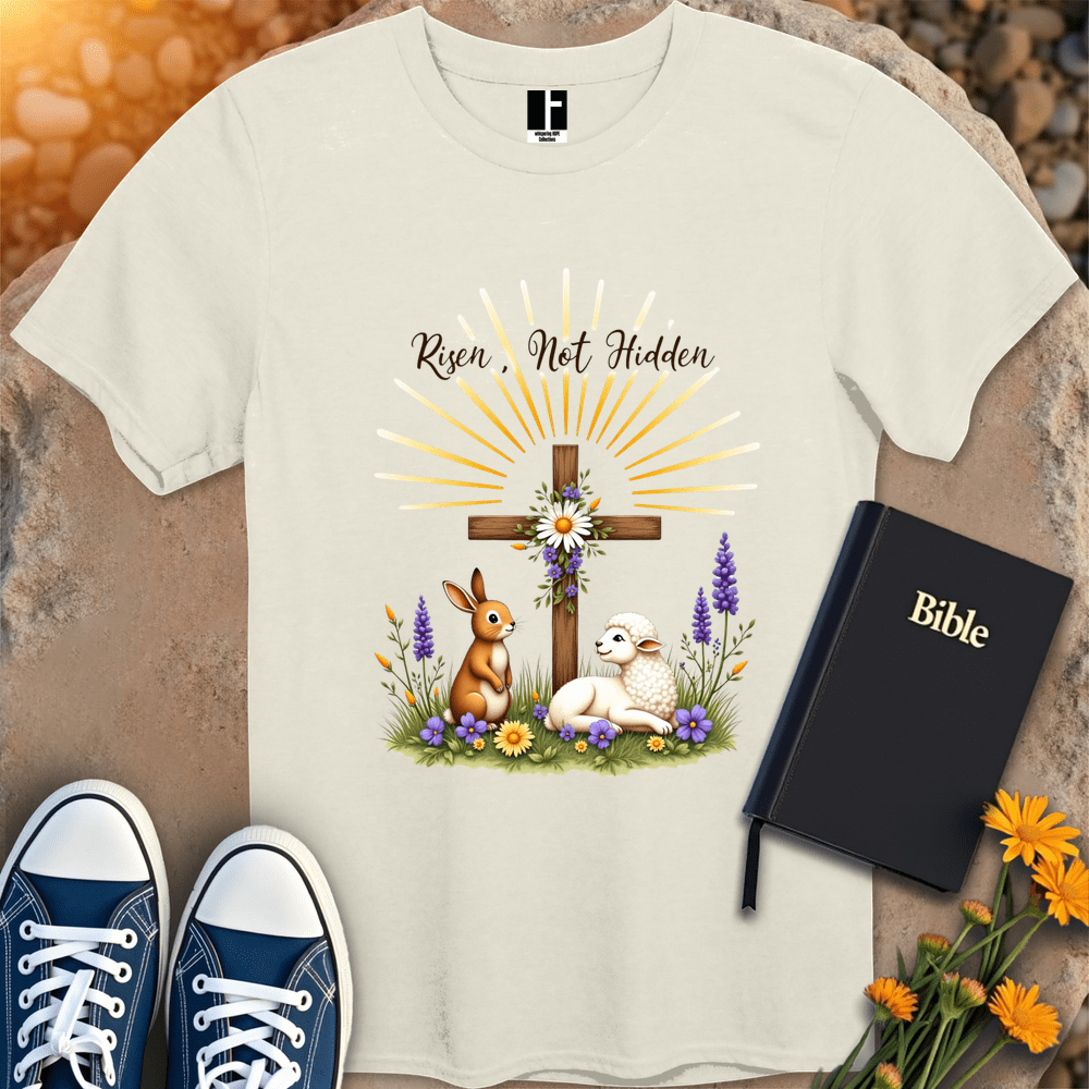 T-Shirt S / Natural RisenNotHidden T-Shirt