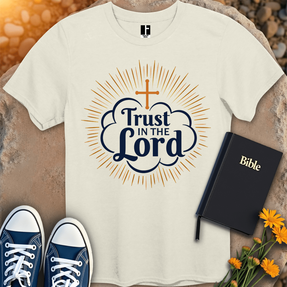 T-Shirt S / Natural TrustTheLord T-Shirt