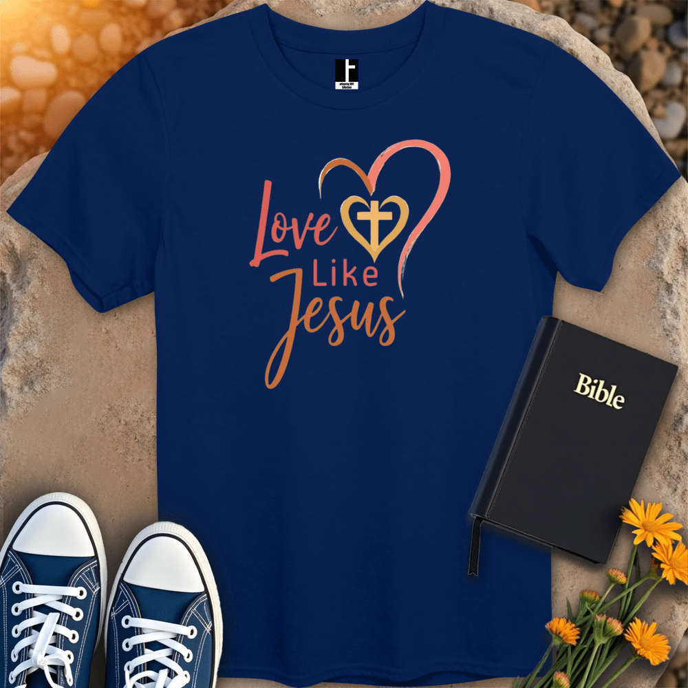 T-Shirt S / Navy LoveLikeJesus T-Shirt