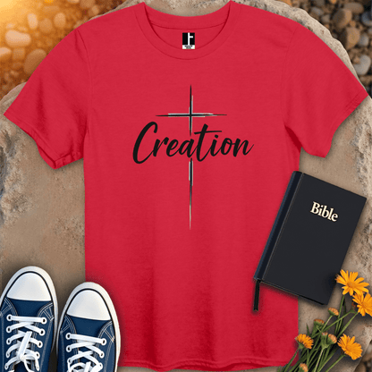 T-Shirt S / Red CreationCross T-Shirt