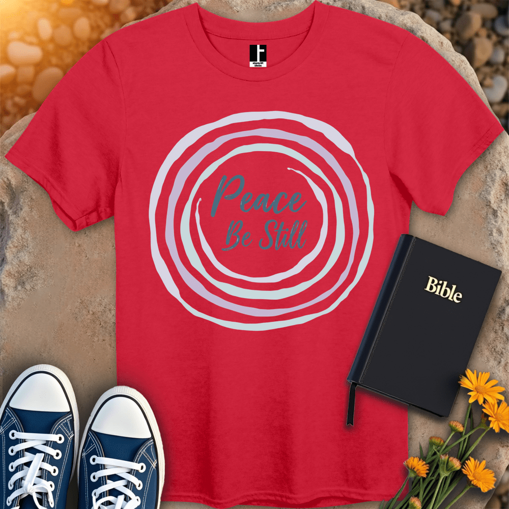 T-Shirt S / Red PeaceBeStill T-Shirt