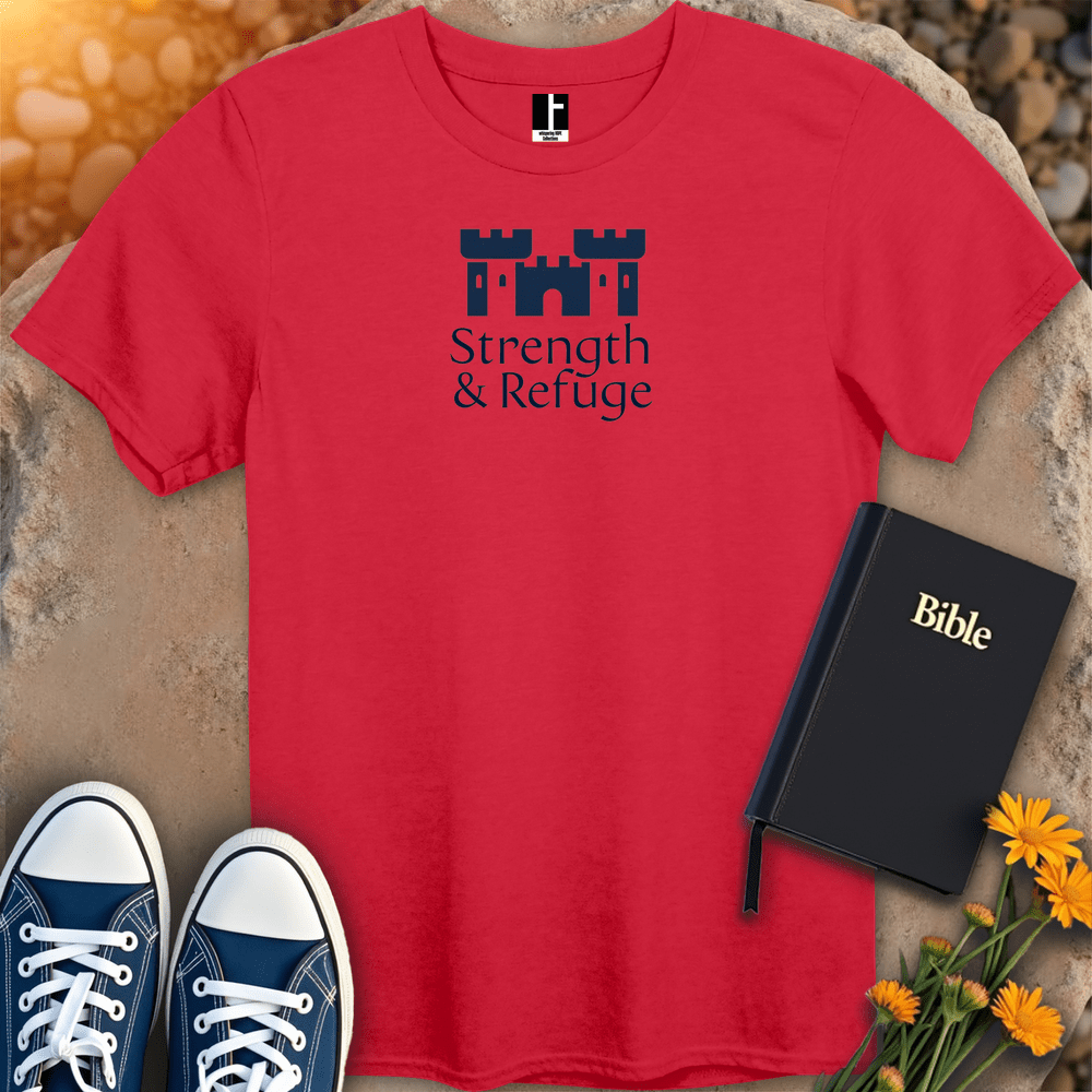 T-Shirt S / Red StrengthAndRefuge T-Shirt