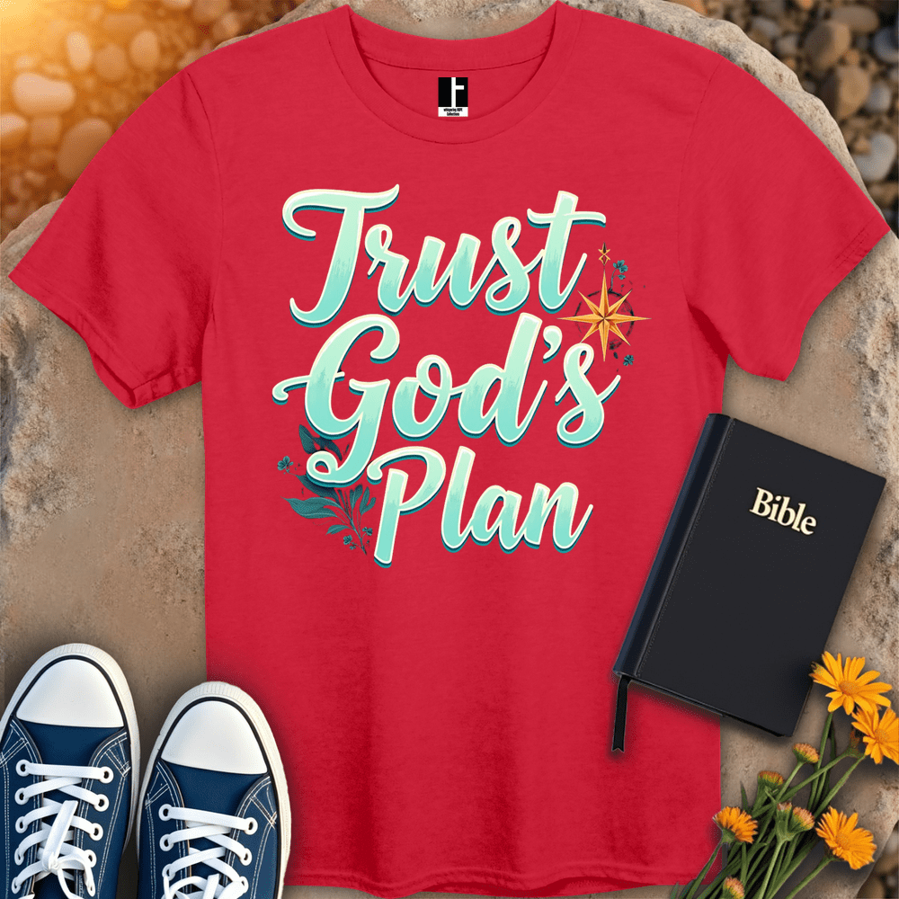 T-Shirt S / Red TrustGodsPlan T-Shirt