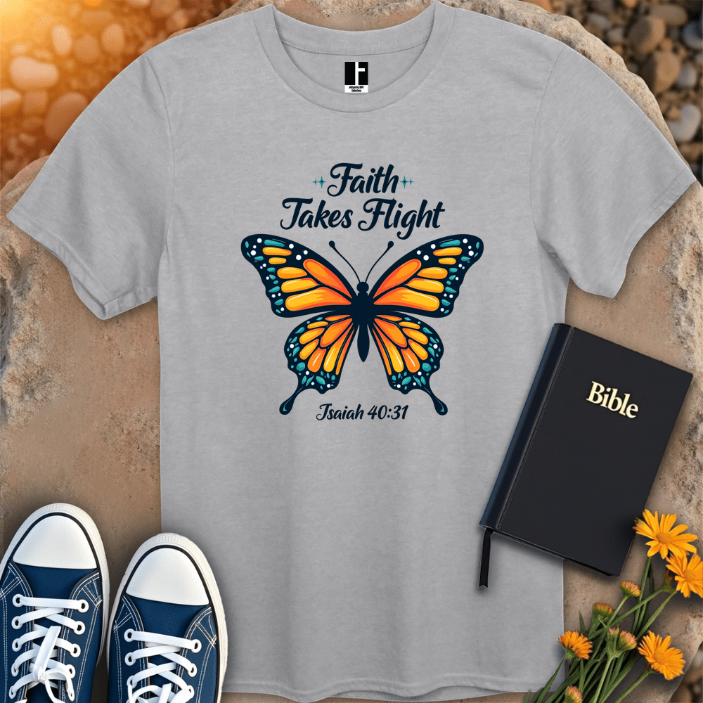 T-Shirt S / Sport Grey FaithFlies T-Shirt
