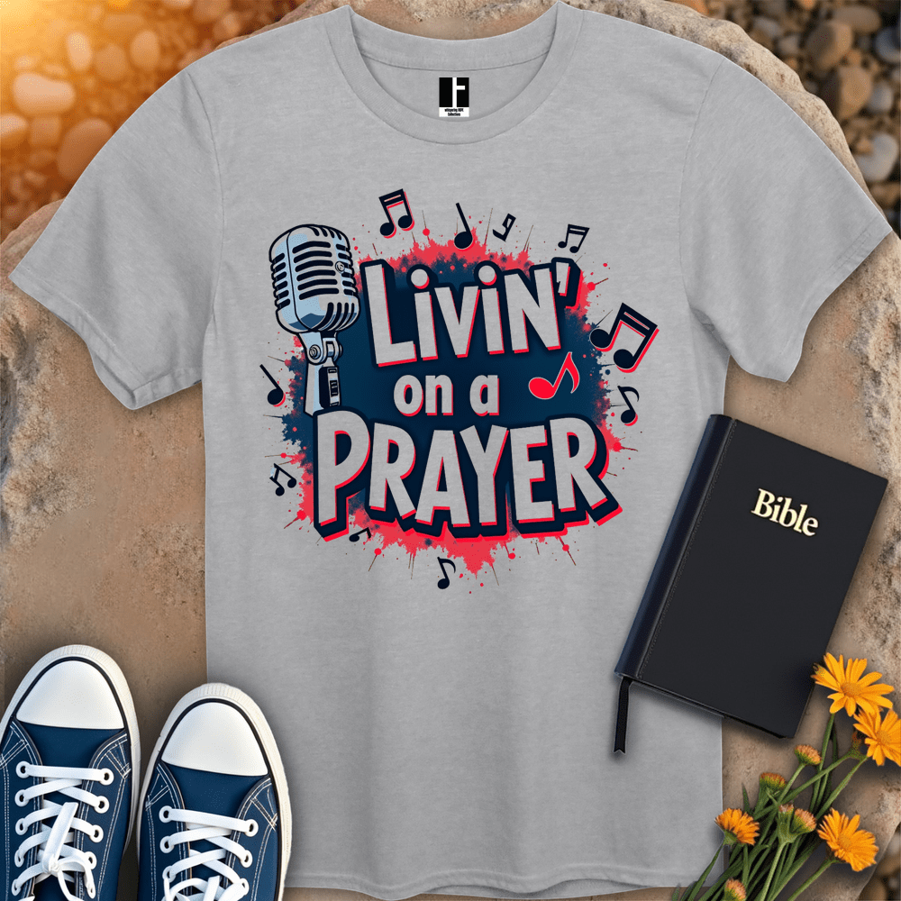 T-Shirt S / Sport Grey LivinOnPrayer T-Shirt
