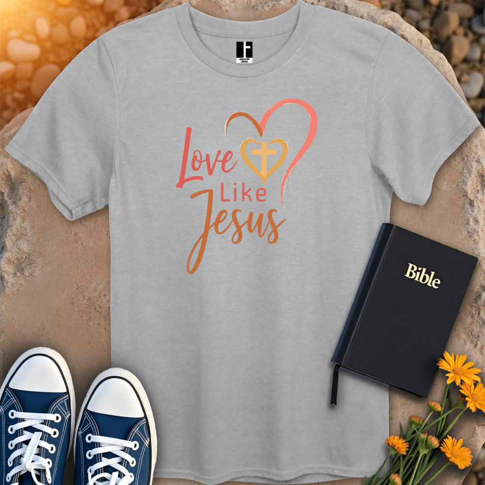 T-Shirt S / Sport Grey LoveLikeJesus T-Shirt