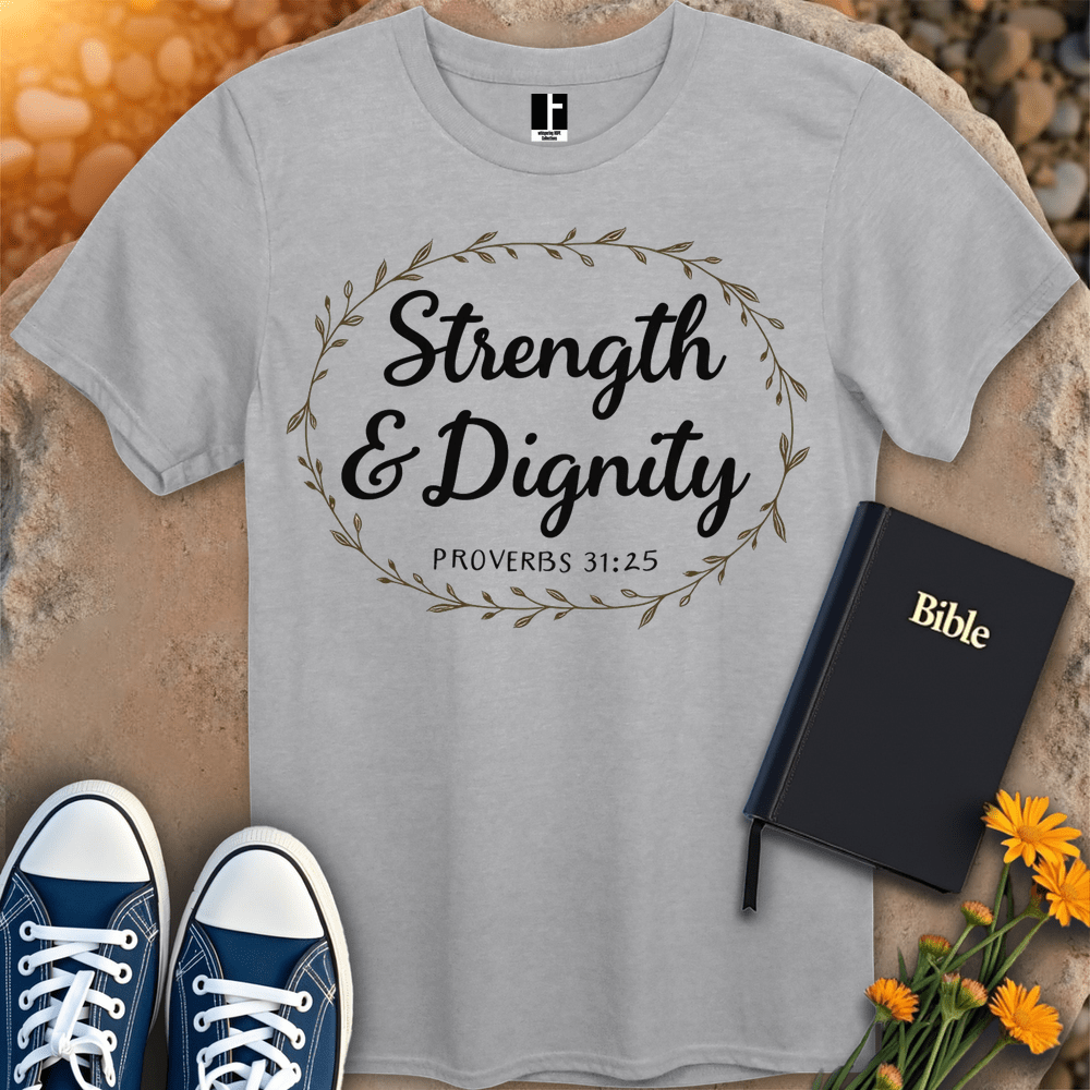 T-Shirt S / Sport Grey StrengthAndDignity T-Shirt