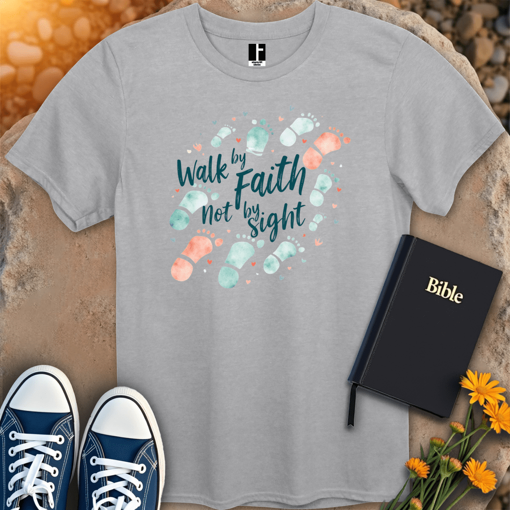 T-Shirt S / Sport Grey WalkByFaith T-Shirt