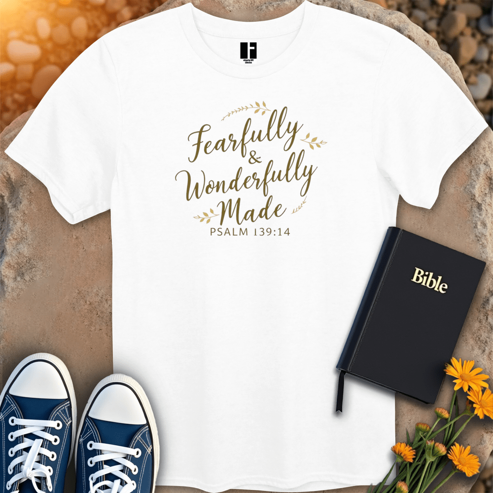 T-Shirt S / White Fearfully & Wonderfully Made T-Shirt