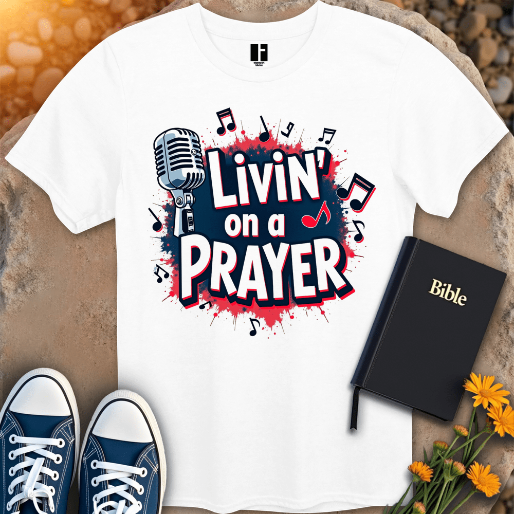 T-Shirt S / White LivinOnPrayer T-Shirt