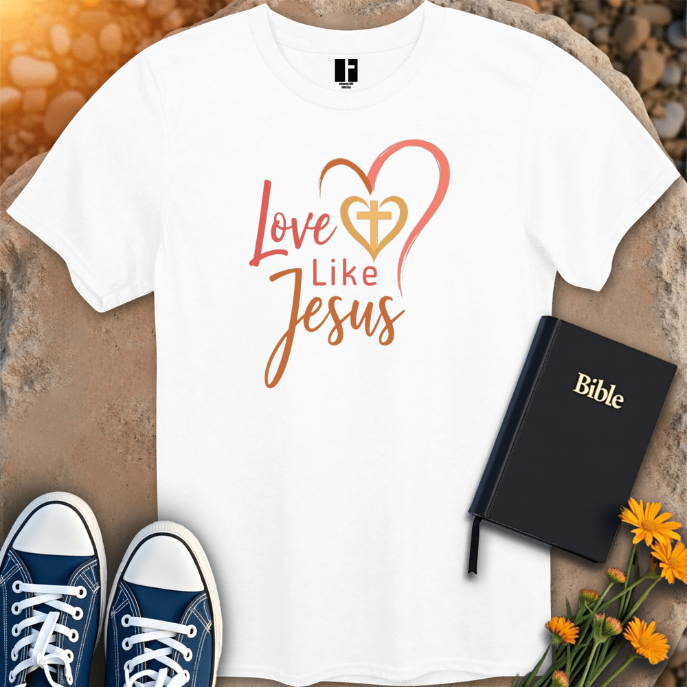 T-Shirt S / White LoveLikeJesus T-Shirt
