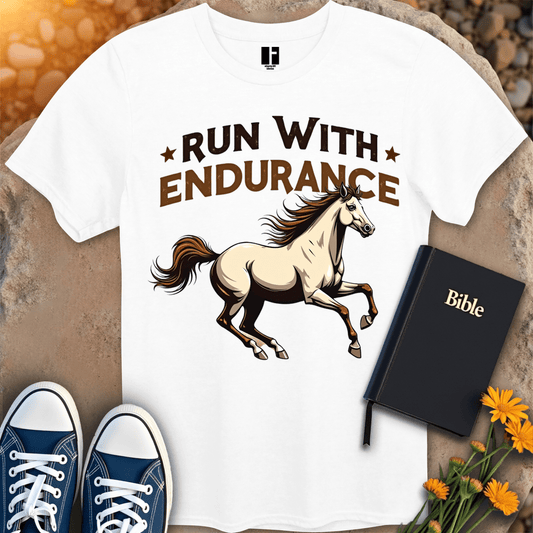 T-Shirt S / White RunEndurance T-Shirt