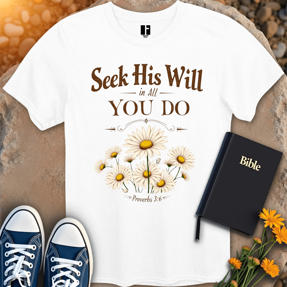 T-Shirt S / White SeekHisWill T-Shirt