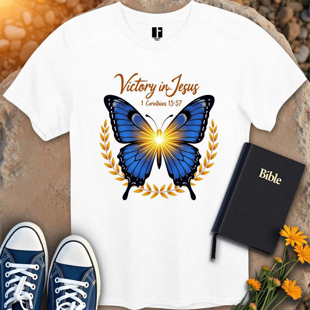T-Shirt S / White VictoryInJesus T-Shirt