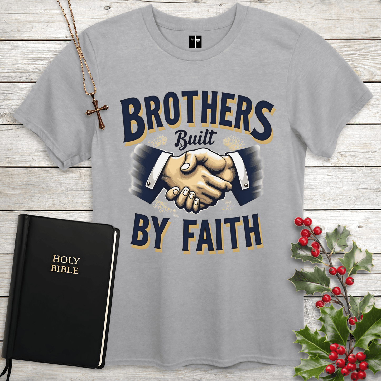 T-Shirt Sport Grey / S Brothers By Faith Unisex Christian T-Shirt