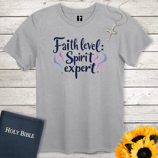 T-Shirt Sport Grey / S Faith Level Unisex Christian T-Shirt