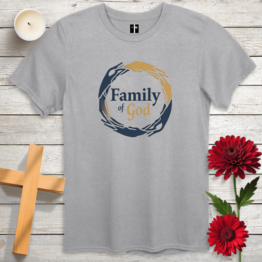 T-Shirt Sport Grey / S Family Of God Unisex Christian T-Shirt