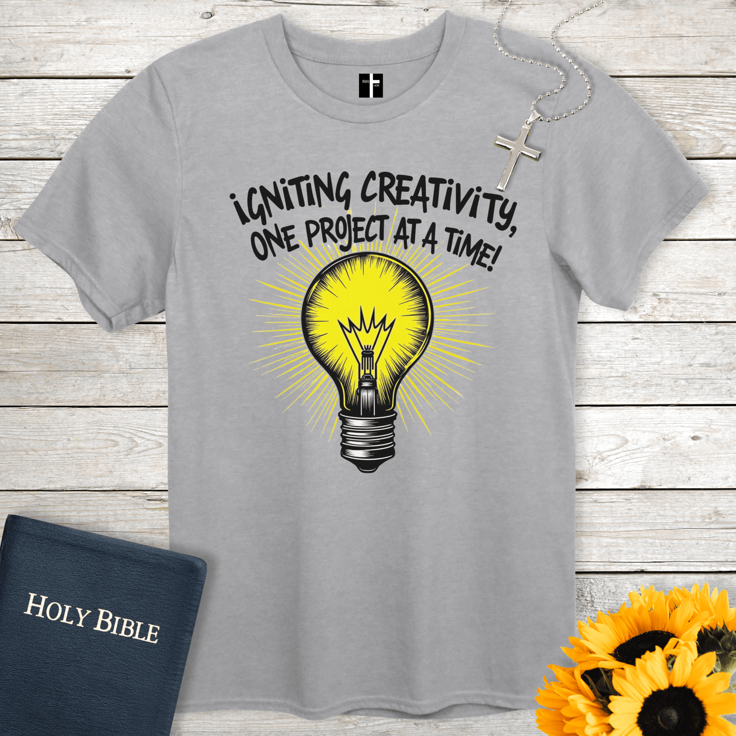 T-Shirt Sport Grey / S Igniting Creativity Unisex Christian T-Shirt