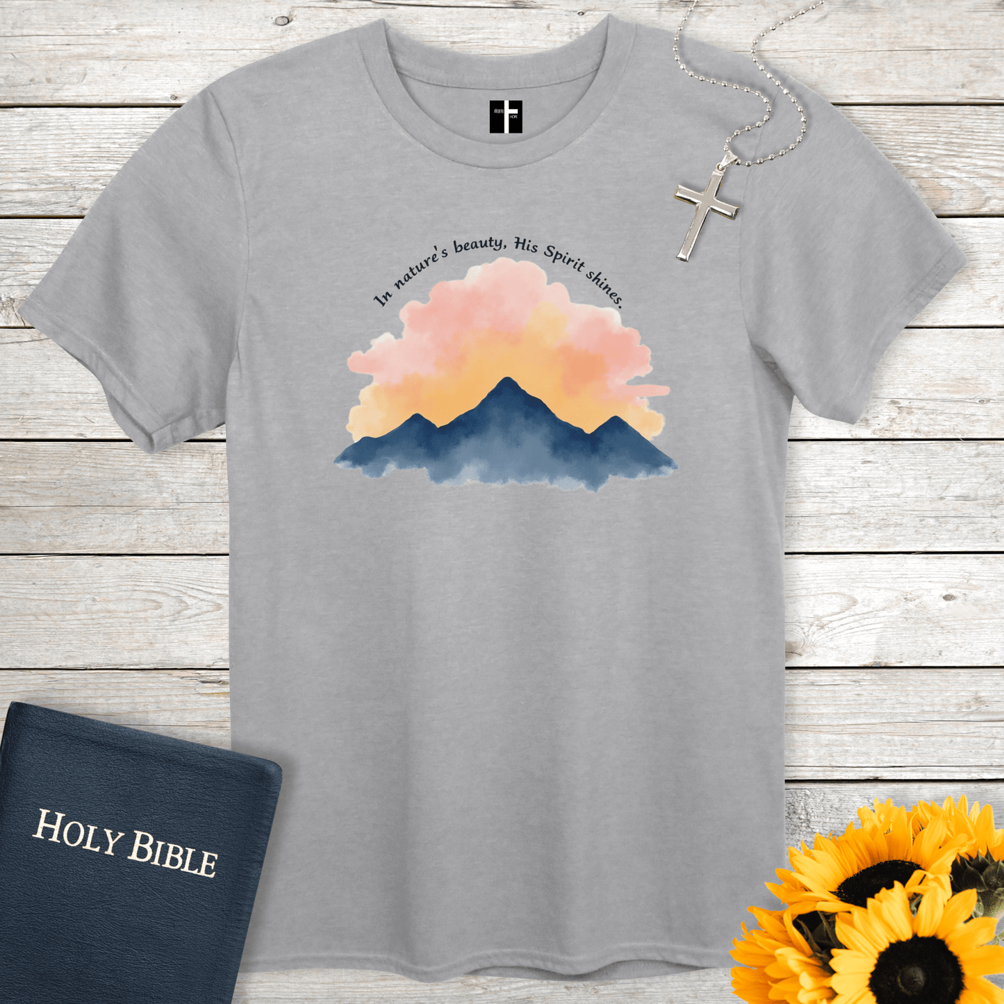 T-Shirt Sport Grey / S In Nature's Beauty Unisex Christian T-Shirt