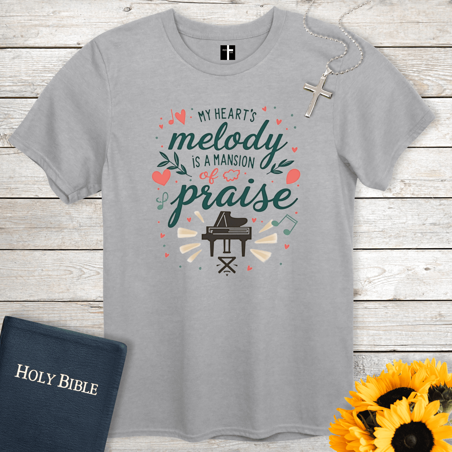 T-Shirt Sport Grey / S Mansion Of Praise Christian T-Shirt