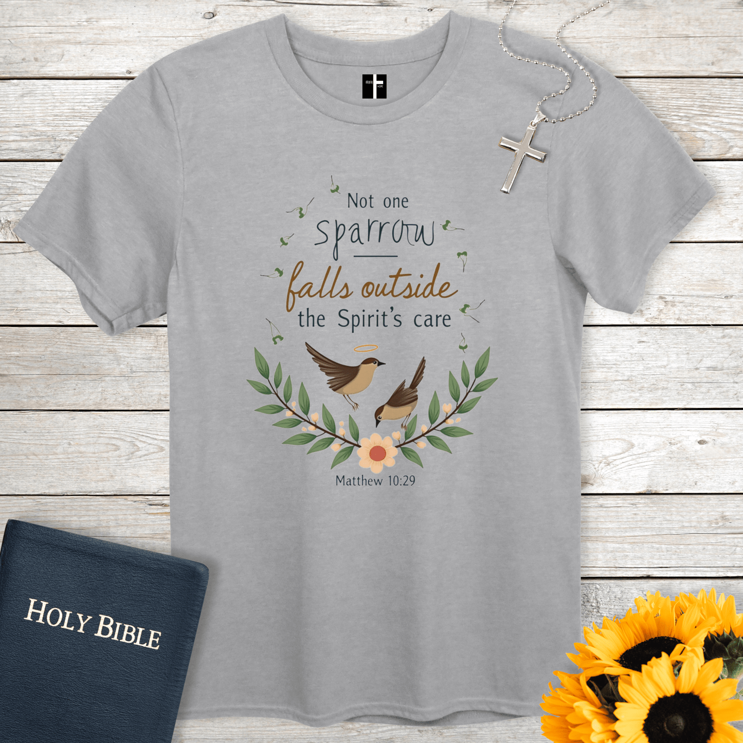 T-Shirt Sport Grey / S Not One Sparrow Unisex Christian T-Shirt